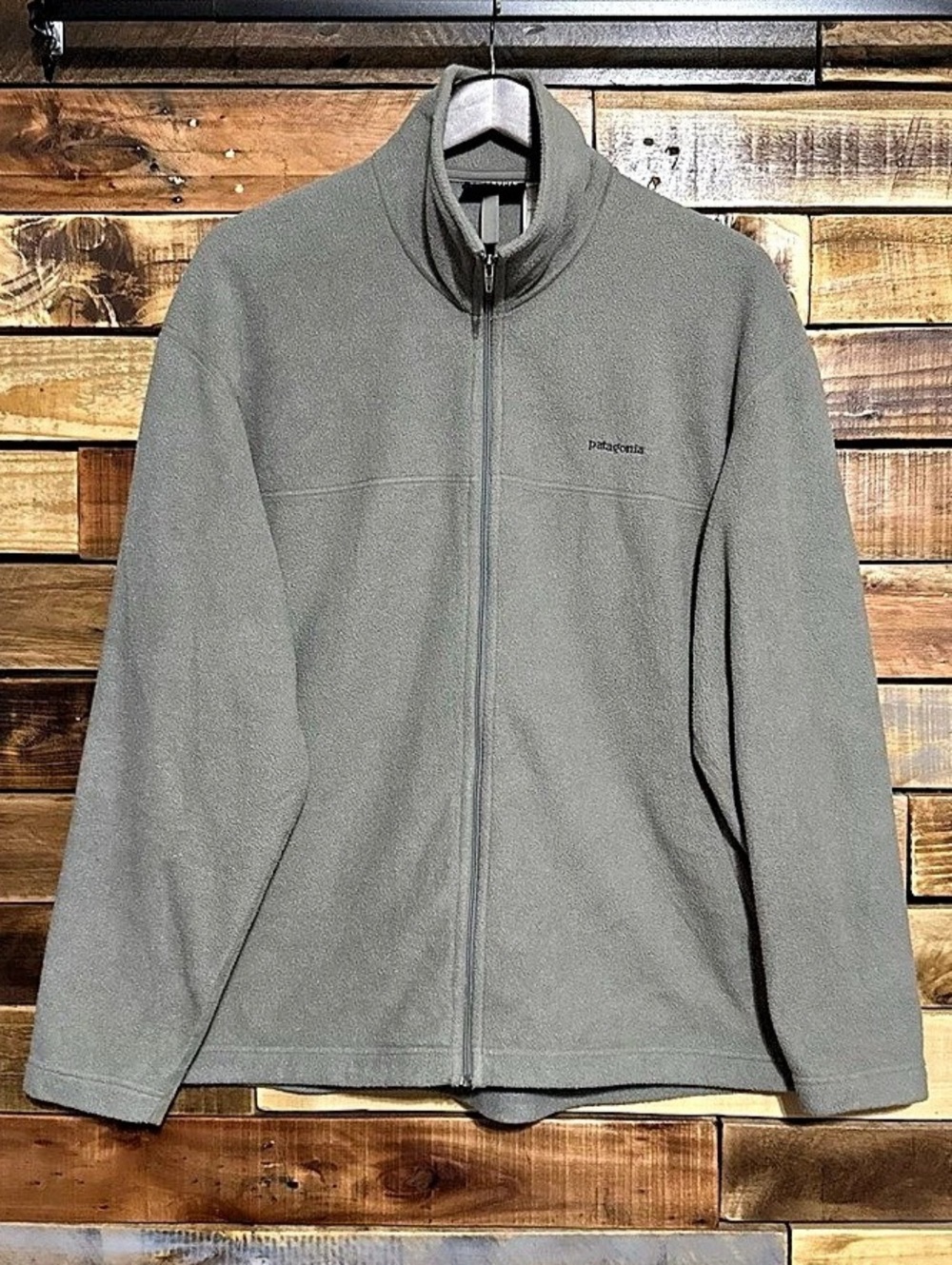 Patagonia Synchilla Full Zip Gray Fleece Jacket Mens XL Y2K Archival 2007